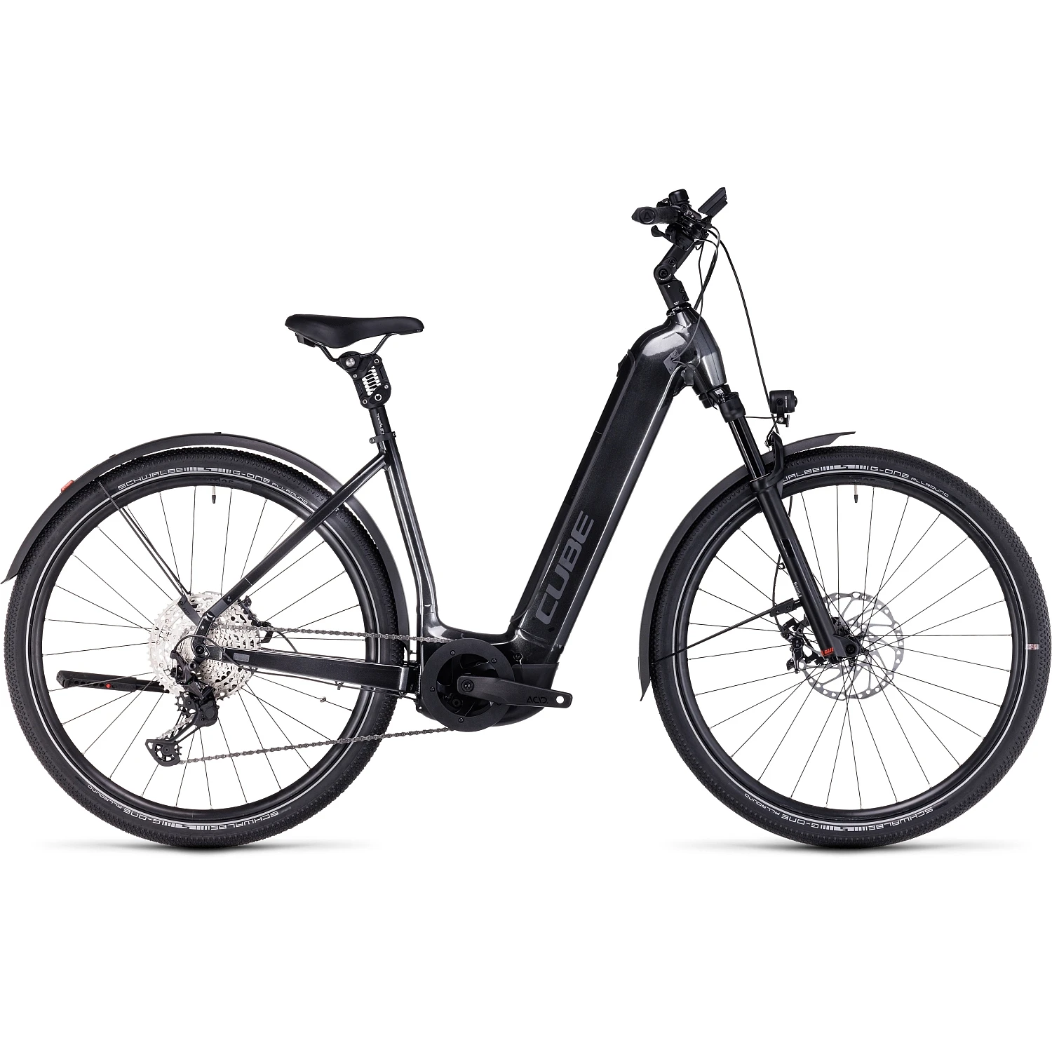 CUBE NURIDE HYBRID SLT 750 Allroad - Easy Entry Electric Bike - 2023 - Grey / Metal 1 CUBE NURIDE HYBRID SLT 750 Allroad - Easy Entry Electric Bike - 2023 - Grey / Metal