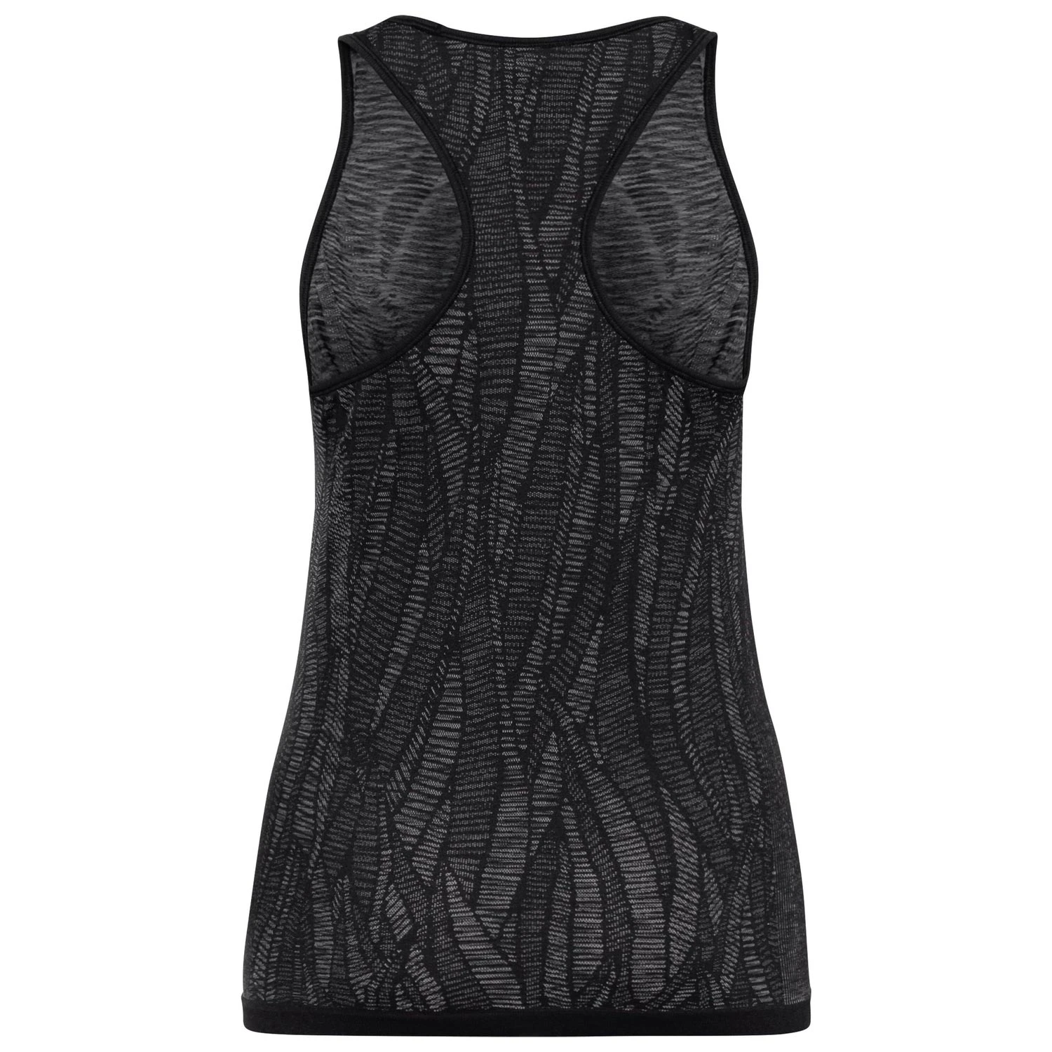Odlo Women's Blackcomb Light Eco Singlet - Black - Space Dye 2 Odlo Women's Blackcomb Light Eco Singlet - Black - Space Dye - Image 2