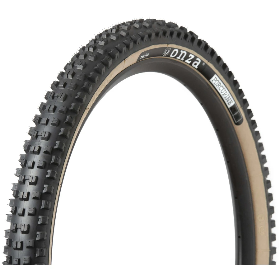 Onza Porcupine TRC MTB Folding Tire - 29x2.60 Inches - Black/skinwall 1 Onza Porcupine TRC MTB Folding Tire - 29x2.60 Inches - Black/skinwall