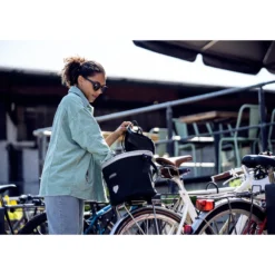 ORTLIEB Up-Town Rack Urban - Bike Basket - 17.5L - Ink -Bike Sale Shop ortlieb uptown rack urban toplock 957199