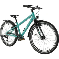 Puky CYKE 24-8 Active Children's Bike - 24" | 8 Gears - Turquoise/black