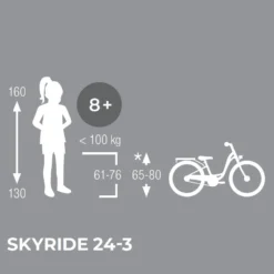 Puky SKYRIDE 24-3 - 24" Kids Bike | Shimano / 3 Gears - Berry -Bike Sale Shop puky skyride 24 3 classic kids bike 1172875