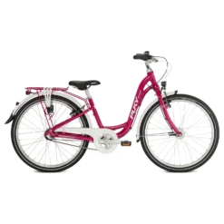 Puky SKYRIDE 24-3 - 24" Kids Bike | Shimano / 3 Gears - Berry