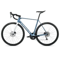 Orbea ORCA M30 - 105 Carbon Road Bike - 2024 - Slate Blue - Halo Silver (matt) -Bike Sale Shop r107ttcc orbea orca m30 blue 02 1569869