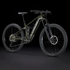 Trek RAIL 9.5 Gen 4 750Wh - Electric Mountain Bike - 2023 - Black Olive -Bike Sale Shop rail95 portrait 1386539