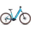 CUBE REACTION HYBRID ONE 750 - 27.5" Easy Entry Electric Mountain Bike - 2023 - Skyblue / White