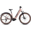CUBE REACTION HYBRID Pro 500 Allroad - 27.5" Easy Entry Electric Mountain Bike - 2023 - Blushrose / Silver