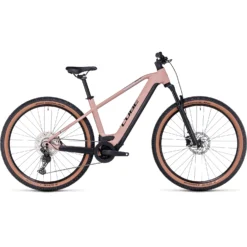 CUBE REACTION HYBRID Pro 750 - Electric Mountain Bike - 2023 - Blushrose / Silver