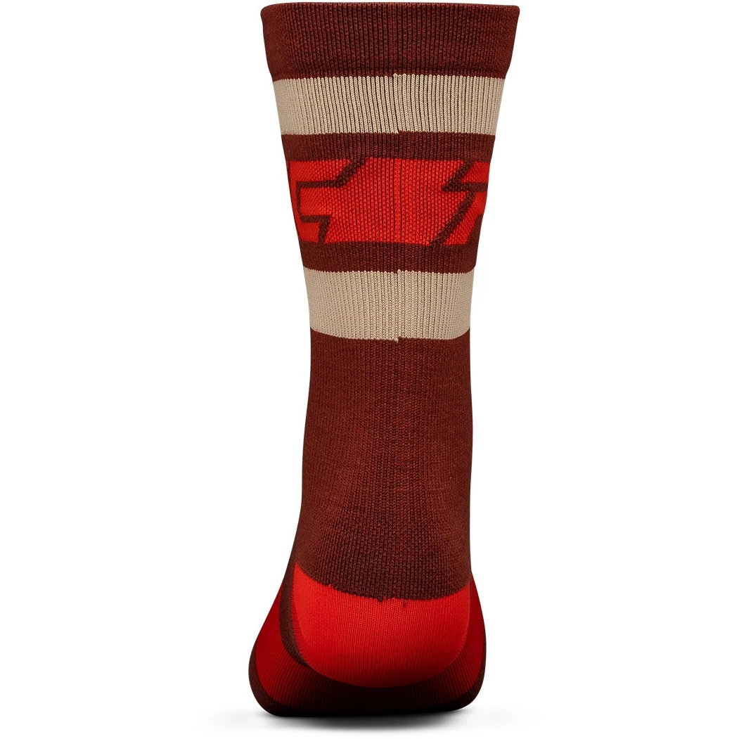 Ride Concepts Fifty/Fifty Merino Socks - Oxblood 2 Ride Concepts Fifty/Fifty Merino Socks - Oxblood - Image 2