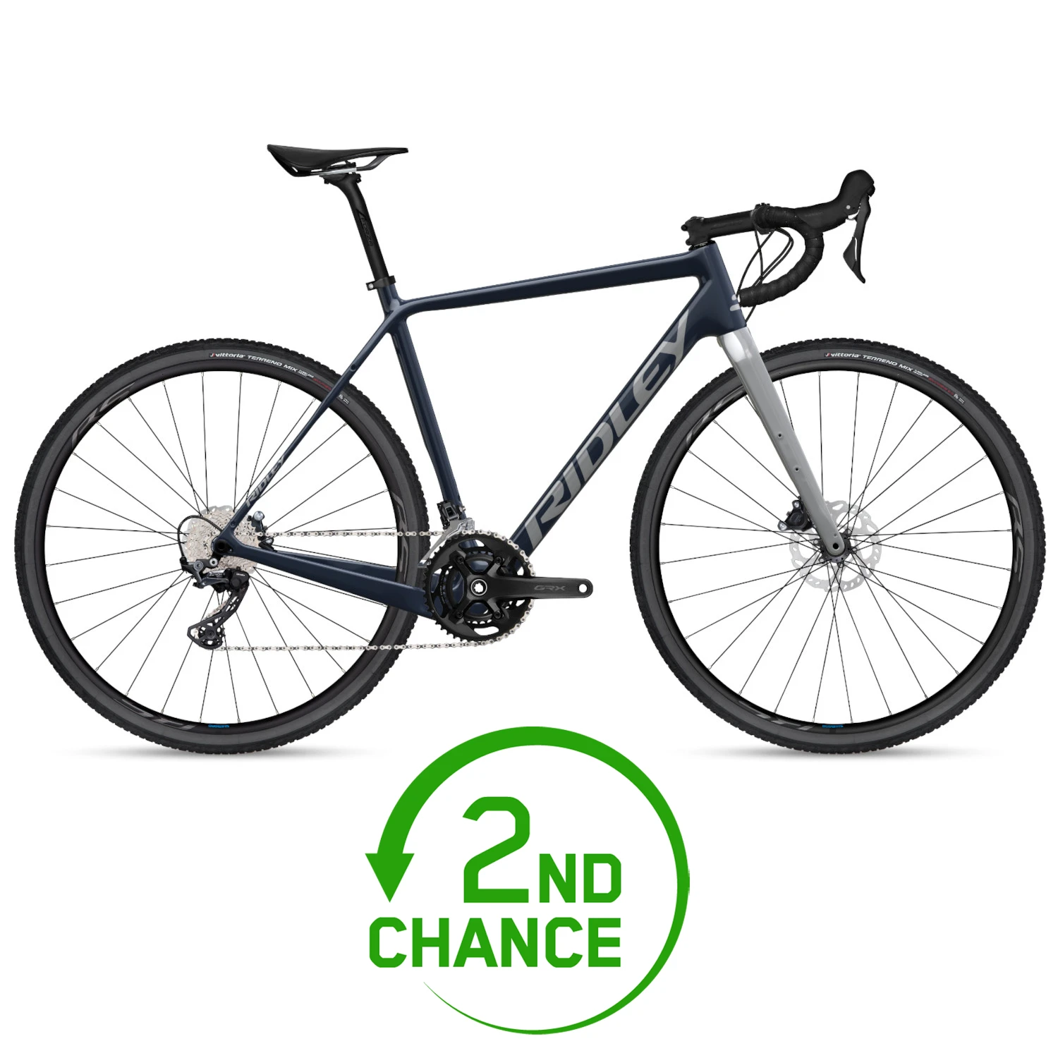 Ridley KANZO ADVENTURE 1.0 - GRX 600 - Carbon Gravel Bike - 2023 - Black - 2nd Choice 1 Ridley KANZO ADVENTURE 1.0 - GRX 600 - Carbon Gravel Bike - 2023 - Black - 2nd Choice