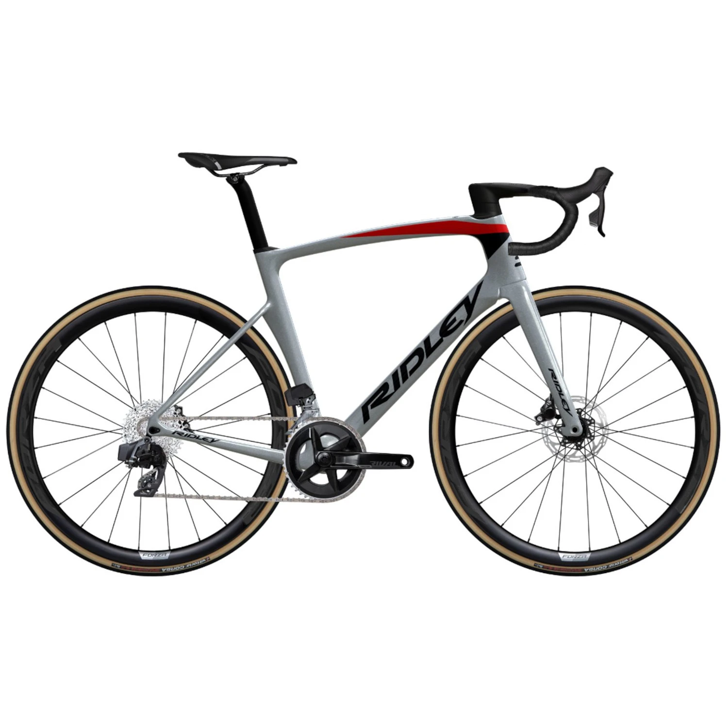 Ridley NOAH DISC - Rival ETap AXS - Carbon Road Bike - 2023 - NHD01BS 1 Ridley NOAH DISC - Rival ETap AXS - Carbon Road Bike - 2023 - NHD01BS