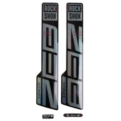 RockShox Decal Kit For 27.5/29" ZEB Ultimate - Gloss Rainbow Foil For High Gloss Black (2021)