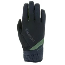 Roeckl Sports Ranten Cycling Gloves - Black/fir Forest 9039