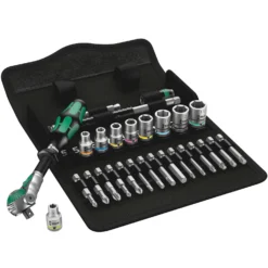 Wera 8100 SA 6 Zyklop Speed Ratchet Set - 1/4" - 28 Pcs.