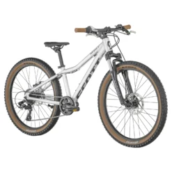 SCOTT SCALE 24 Disc - 24" Kids Bike - 2023 - Silver -Bike Sale Shop scott scale 24 disc silver 02 1490293