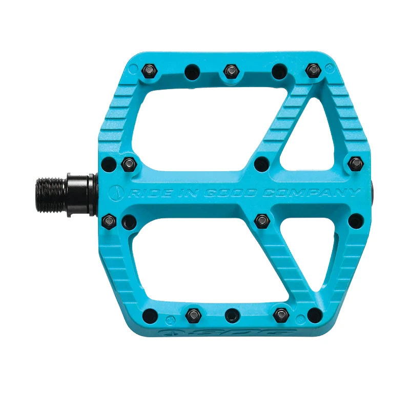 SDG Comp Flat Pedals - Turquoise 2 SDG Comp Flat Pedals - Turquoise - Image 2