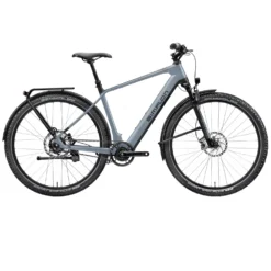 Simplon SILKCARBON TQ - Rohloff R14 - Men´s Carbon Electric Trekking Bike - 2023 - Shady Grey Matt/ Black Matt