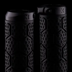 Sixpack D-Trix PA Lock-On Handlebar Grips - Steel Grey -Bike Sale Shop sixpack d trix pa grips black close end rings 1376276