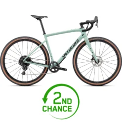Specialized DIVERGE SPORT - Apex - Carbon Gravelbike - 2022 - Gloss White Sage / Oak / Black / Chrome - 2nd Choice