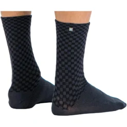Sportful Checkmate Winter Socks - 002 Black Galaxy Blue