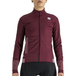 Sportful Super Women's Bike Jacket - 605 Red Wine