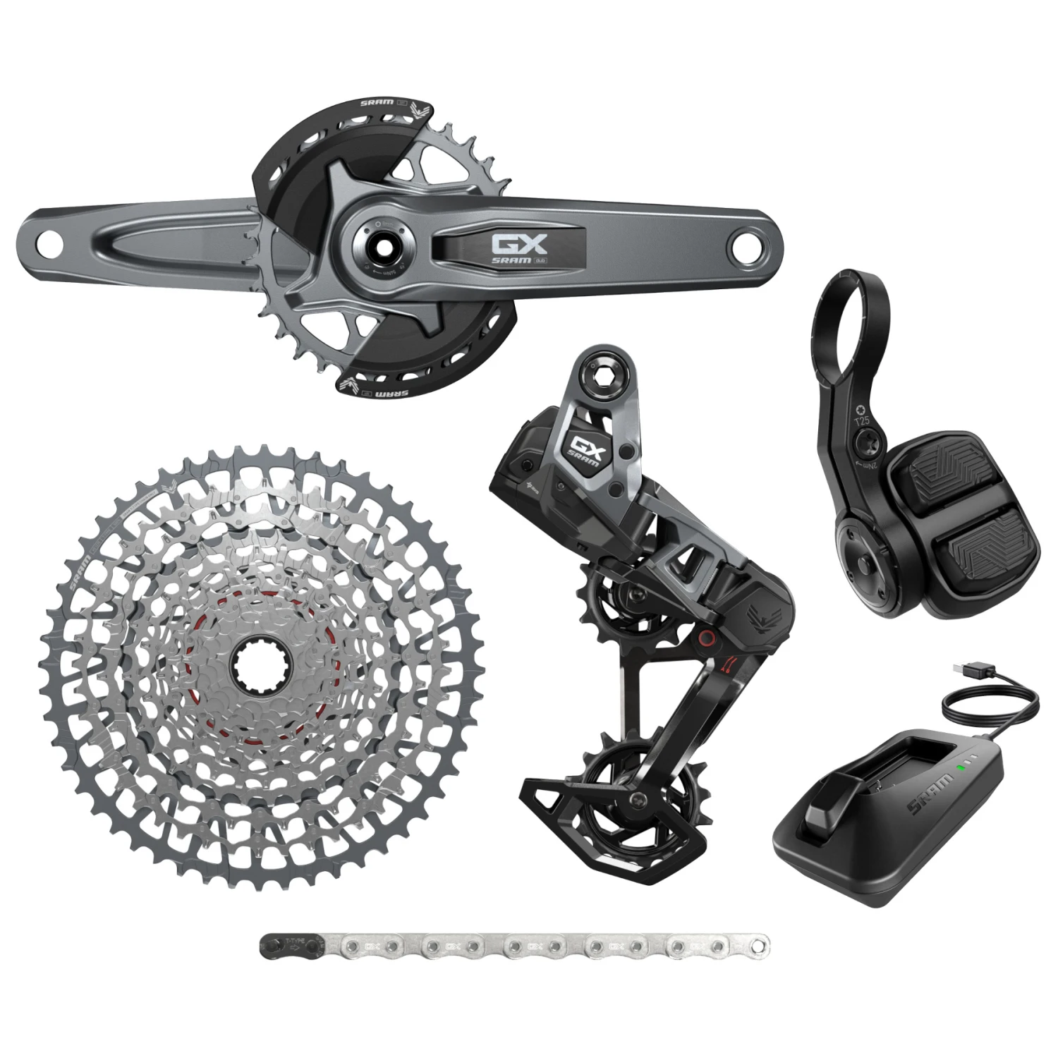SRAM GX Eagle Transmission Groupset - AXS | T-Type | D1 1 SRAM GX Eagle Transmission Groupset - AXS | T-Type | D1
