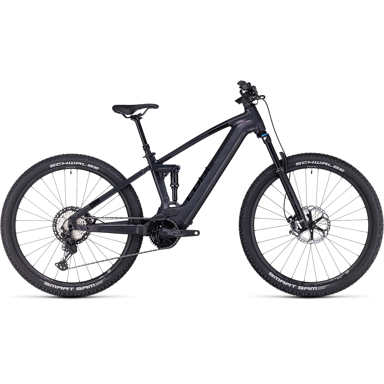 CUBE STEREO HYBRID 120 SLT 750 - Electric Mountainbike - 2023 - Prizmblack / Black A00 1 CUBE STEREO HYBRID 120 SLT 750 - Electric Mountainbike - 2023 - Prizmblack / Black A00