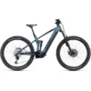 CUBE STEREO HYBRID 140 HPC ABS 750 - Carbon Electric Mountainbike - 2023 - Smaragdgrey / Blue