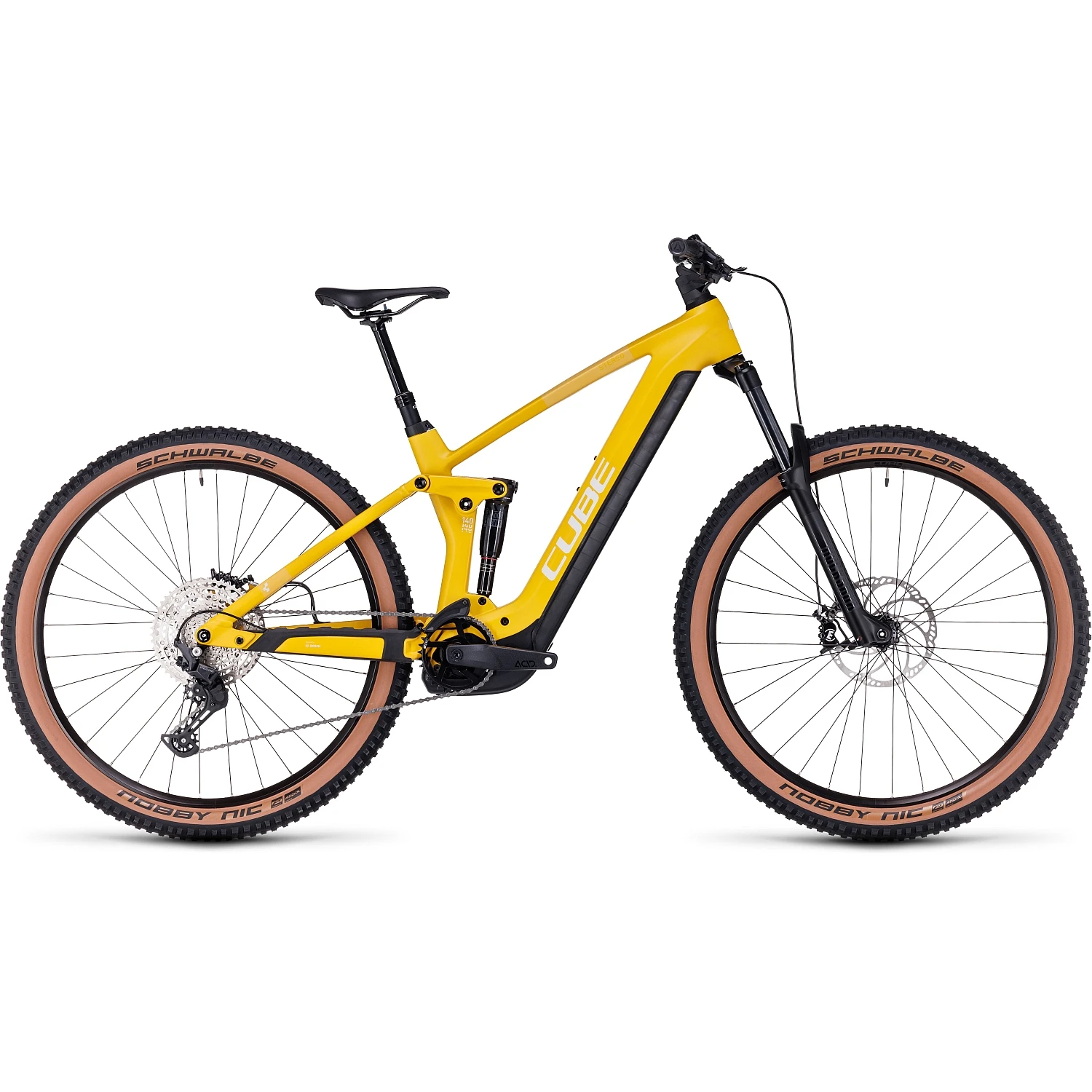 CUBE STEREO HYBRID 140 HPC Pro 625 - Carbon Electric Mountainbike - 2023 - Vivid / Sun 1 CUBE STEREO HYBRID 140 HPC Pro 625 - Carbon Electric Mountainbike - 2023 - Vivid / Sun