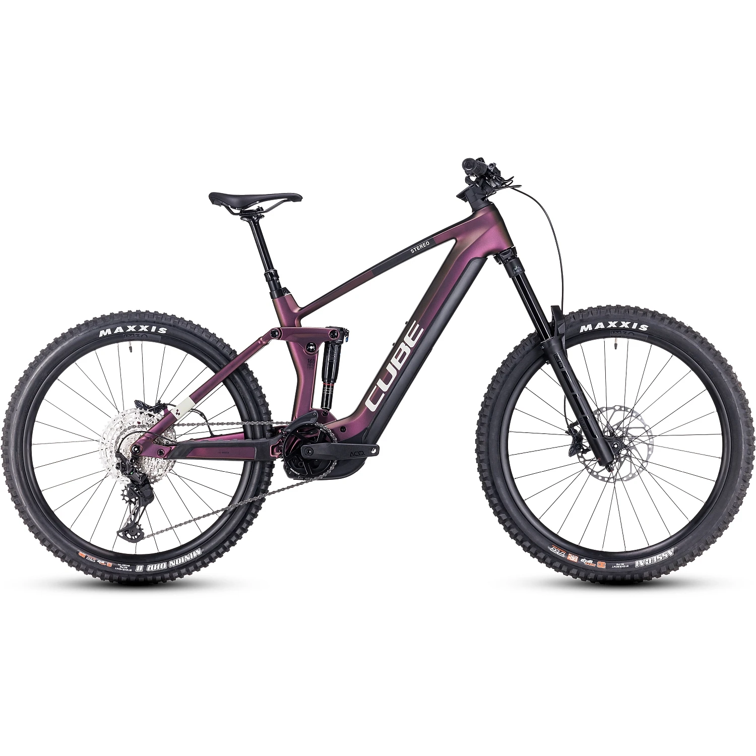 CUBE STEREO HYBRID 160 HPC SLX 750 - 27.5" Carbon Electric Mountainbike - 2023 - Molotov / Grey 1 CUBE STEREO HYBRID 160 HPC SLX 750 - 27.5" Carbon Electric Mountainbike - 2023 - Molotov / Grey