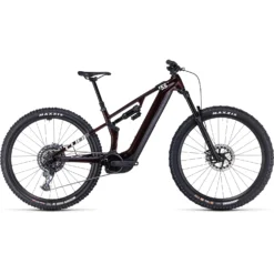 CUBE STEREO HYBRID ONE55 C:68X SLX 750 - 29" Carbon Electric Mountainbike - 2024 - Liquidred / Carbon