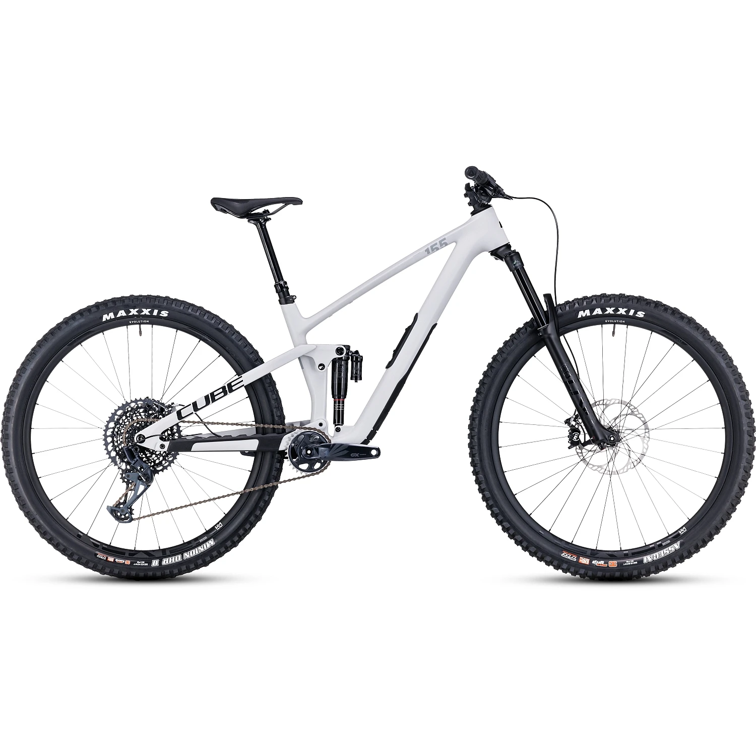 CUBE STEREO ONE55 C:62 Race - 29" Carbon Mountainbike - 2023 - Lightgrey / Grey 1 CUBE STEREO ONE55 C:62 Race - 29" Carbon Mountainbike - 2023 - Lightgrey / Grey