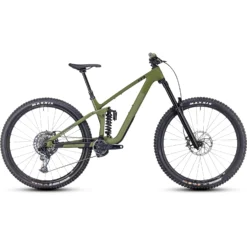 CUBE STEREO ONE77 C:68X TM - 29" Carbon Mountainbike - 2023 - Olive / Chrome