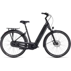 CUBE SUPREME HYBRID EX 625 - Easy Entry Electric Bike - 2023 - Grey / Black