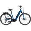 CUBE SUPREME SPORT HYBRID EXC 625 - Easy Entry Electric Bike - 2023 - Blue / Black