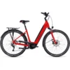 CUBE SUPREME SPORT HYBRID Pro 625 - Easy Entry Electric Bike - 2023 - Red / Black