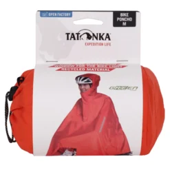 Tatonka Bike Poncho - Red Orange