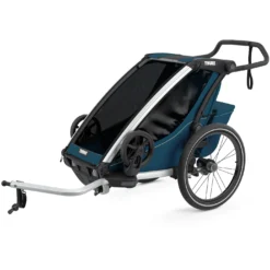 Thule Chariot Cross 1 - Bike Trailer For 1 Kid - Majolica Blue
