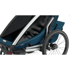 Thule Chariot Cross 2 - Bike Trailer For 2 Kids - Majolica Blue -Bike Sale Shop thule chariot cross 2 bike trailer for 2 kids majolica blue 16 1273043