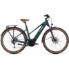 CUBE TOURING HYBRID ONE 500 - Women Electric Touring Bike - 2023 - Darkgreen / Green