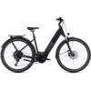 CUBE TOURING HYBRID Pro 625 - Easy Entry Electric Touring Bike - 2023 - Black / Metal