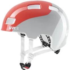 Uvex Hlmt 4 Kids Helmet - Grapefruit-grey Wave
