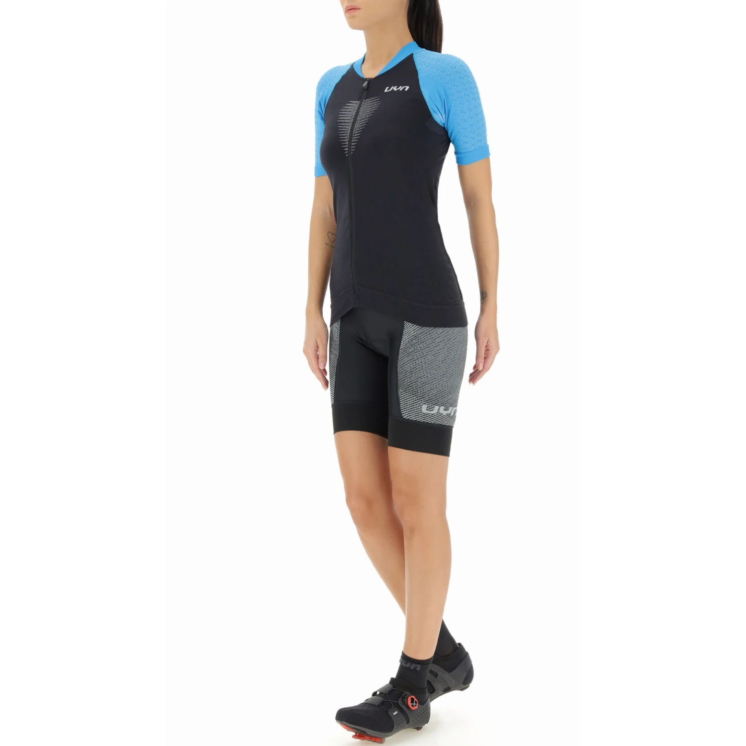 UYN Biking Granfondo T-Shirt Women - Blackboard/Danube Blue 6 UYN Biking Granfondo T-Shirt Women - Blackboard/Danube Blue - Image 6