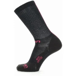 UYN Cycling Aero Winter Socks Women - Black/Pink