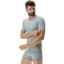 UYN Motyon 2.0 Short Sleeve Shirt Men - Nautical Grey -Bike Sale Shop uyn motyon 2 1385046