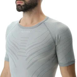 UYN Motyon 2.0 Short Sleeve Shirt Men - Nautical Grey -Bike Sale Shop uyn motyon 2 1385048