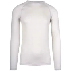Velocio Merino Mesh Long Sleeve Base Layer Men - Light Grey