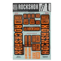 RockShox Decal Kit 35mm Stanchions/Dual Crown - BoXXer/Domain Dual Crown -Bike Sale Shop wm rockshox decal kit 35mm stanchions dualcrown boxxer domain dualcrown orange 920426