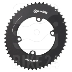 Rotor Q-Ring Outer Road Aero Chainring Oval - BCD 110x4 - Medium