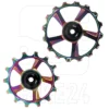Token Skinny Fat MTB Derailleur Pulley Set - 12-speed - 14/16 Teeth - Oil Slick